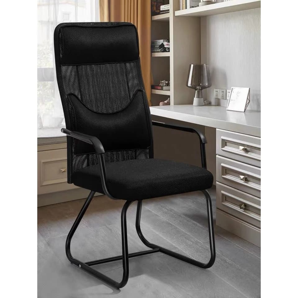 GoodLuck เก้าอี้ออฟฟิศ เก้าอี้สำนักงาน เก้าอี้สีดำ สีเทา พนักพิงโปร่งลม ระบายอากาศดีเยี่ยม ขาเหล็ก ทรงสูง ch4 https://lnwchill.com