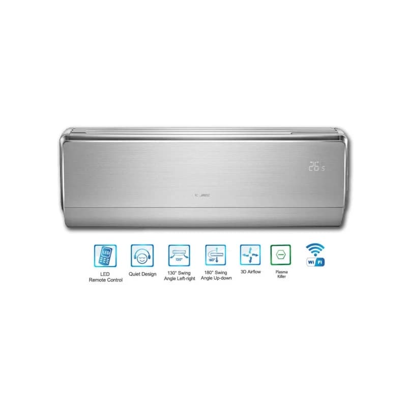 Gree [ไม่รวมติดตั้ง] แอร์ติดผนัง Inverter รุ่น U-Crown ขนาด 9000-18000 บีทียู https://lnwchill.com