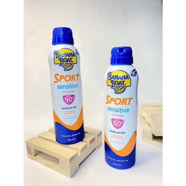 Banana Boat Sport Sensitive Sunscreen Spray SPF50+ PA++++ (170 g.) STS22 https://lnwchill.com