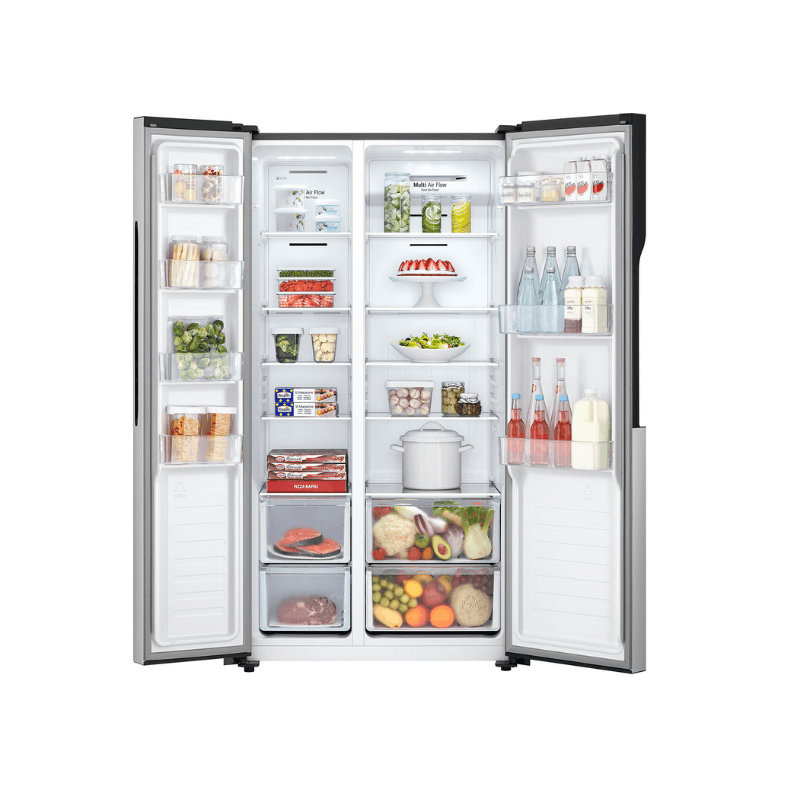 LG รุ่น GC-B187JQAM ตู้เย็น Side-by-Side 18.3 คิว สีเงิน ระบบ Smart Inverter กระจายความเย็นทั่วถึง ประหยัดพลังงานเพื่อครอบครัวยุคใหม่ https://lnwchill.com