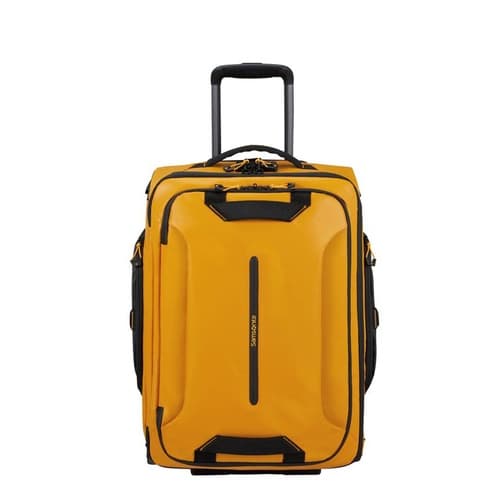 SAMSONITE รุ่น ECODIVER Duffle with Wheels กระเป๋าล้อลากกันน้ำขนาด 22 นิ้ว 55 ซม. 48 ลิตร ผลิตจากวัสดุรีไซเคิล ทนทานเป็นพิเศษ พร้อมเดินทางทุกรูปแบบ https://lnwchill.com
