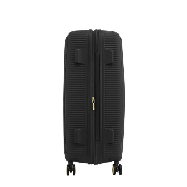 AMERICAN TOURISTER รุ่น CURIO SPINNER 69/25 EXP TSA กระเป๋าเดินทางล้อลาก 25 นิ้ว ล้อทอง วัสดุ HS Polypropylene ทนทานพร้อมฟังก์ชันขยายความจุ https://lnwchill.com