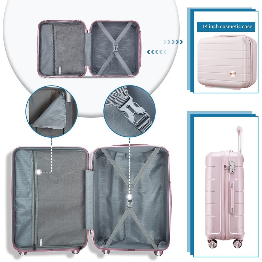 SiamChoice รุ่น LUGG-PP20 กระเป๋าเดินทาง 20 นิ้ว วัสดุ PP แท้ 100% น้ำหนักเบาพิเศษ พร้อมซิป YKK และระบบล็อก TSA รับประกันนาน 5 ปี https://lnwchill.com
