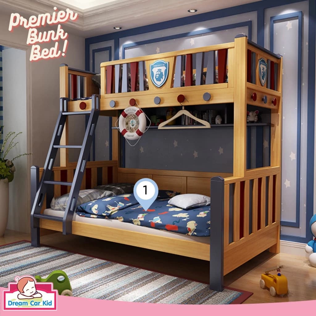 เตียง 2 ชั้น Premier สีไม้ ขนาด 4 ฟุต https://lnwchill.com