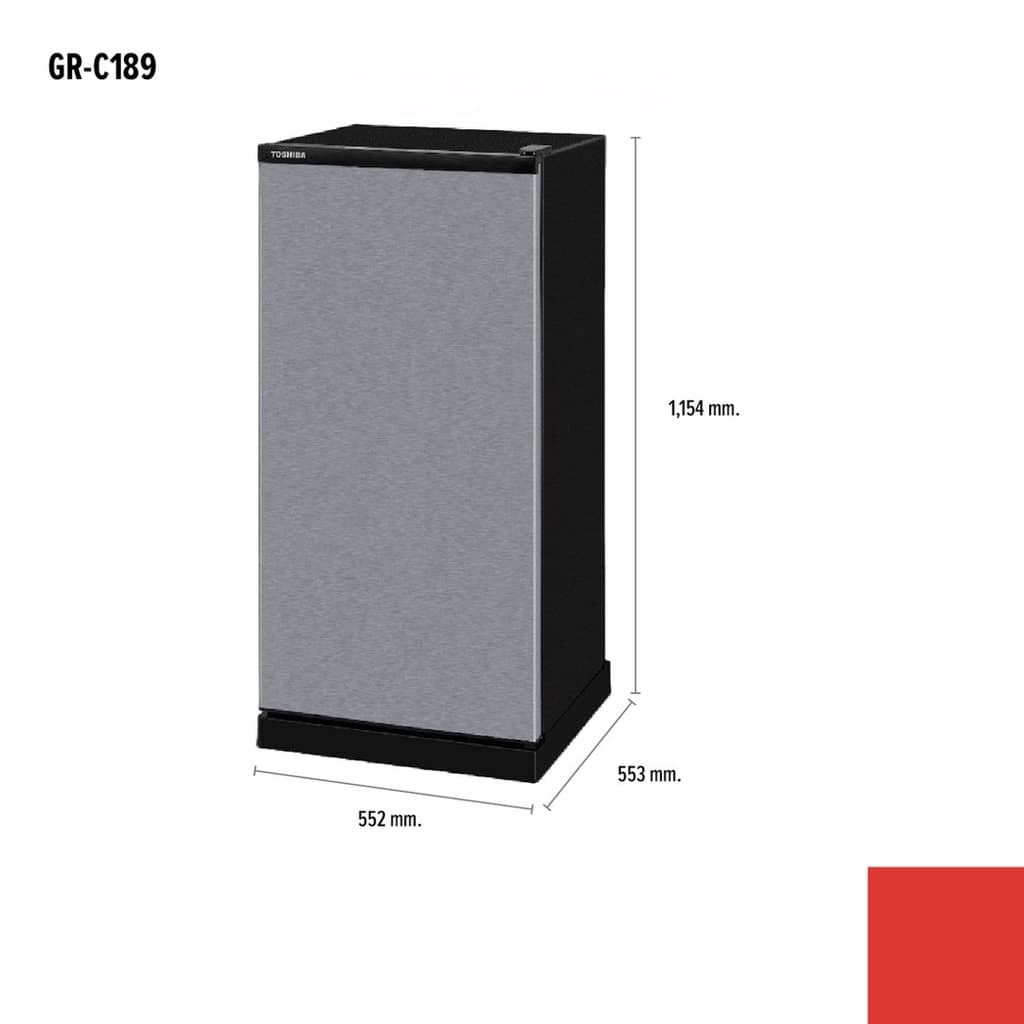 TOSHIBA GR-C189 6.4 Cu.Ft. One-Door Refrigerator Super Direct Cool R600a https://lnwchill.com
