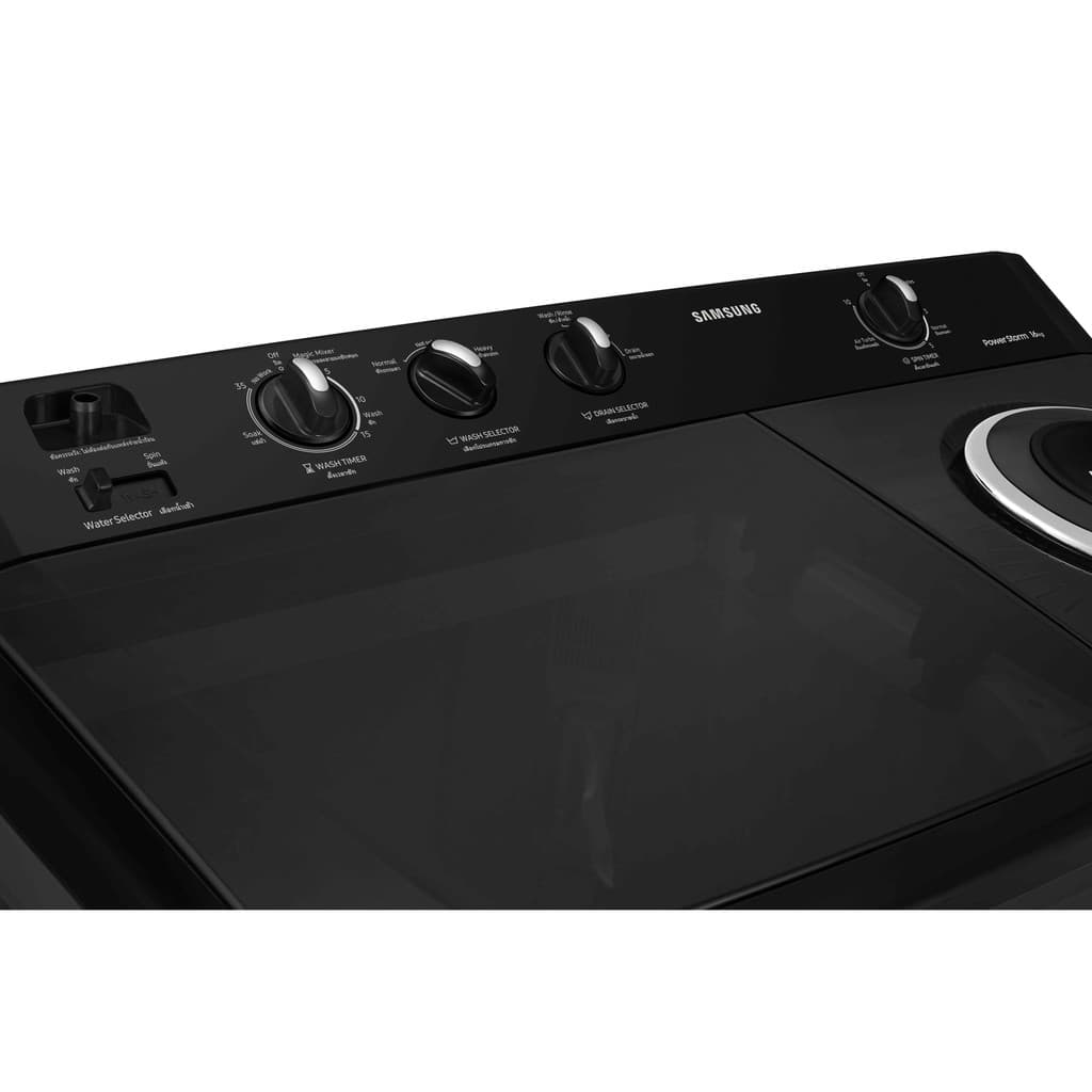 Samsung รุ่น WT16B5240BA/ST เครื่องซักผ้า 2 ถัง 16 kg เทคโนโลยี Power Storm ซักสะอาดถนอมผ้า ปั่นแห้งไวลดกลิ่นอับ ทนทานไม่เป็นสนิม https://lnwchill.com