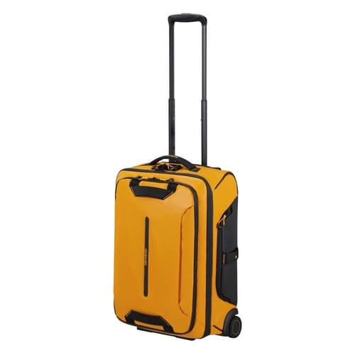 SAMSONITE รุ่น ECODIVER Duffle with Wheels กระเป๋าล้อลากกันน้ำขนาด 22 นิ้ว 55 ซม. 48 ลิตร ผลิตจากวัสดุรีไซเคิล ทนทานเป็นพิเศษ พร้อมเดินทางทุกรูปแบบ https://lnwchill.com