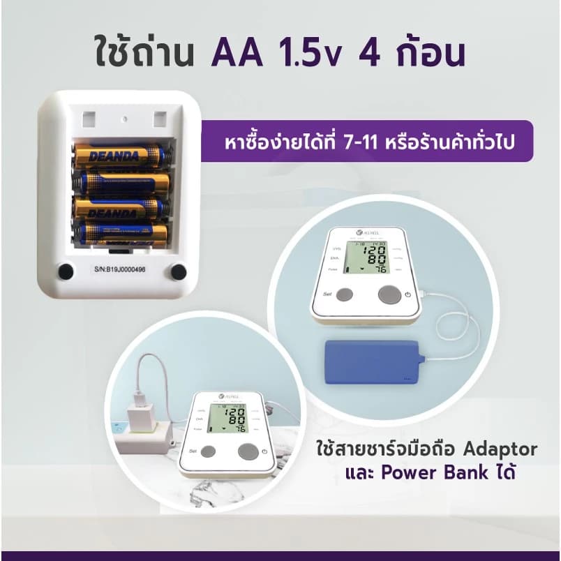 Allwell 2005 เครื่องวัดความดันโลหิต Blood Pressure Monitor เครื่องวัดความดัน ที่วัดความดัน https://lnwchill.com