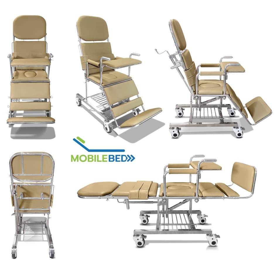 Synergy รุ่น MOBILE BED อุปกรณ์ดูแลผู้ป่วยติดเตียง 6 in 1 รถเข็นเคลื่อนย้าย อาบน้ำ นั่งถ่าย สระผม ครบวงจร https://lnwchill.com