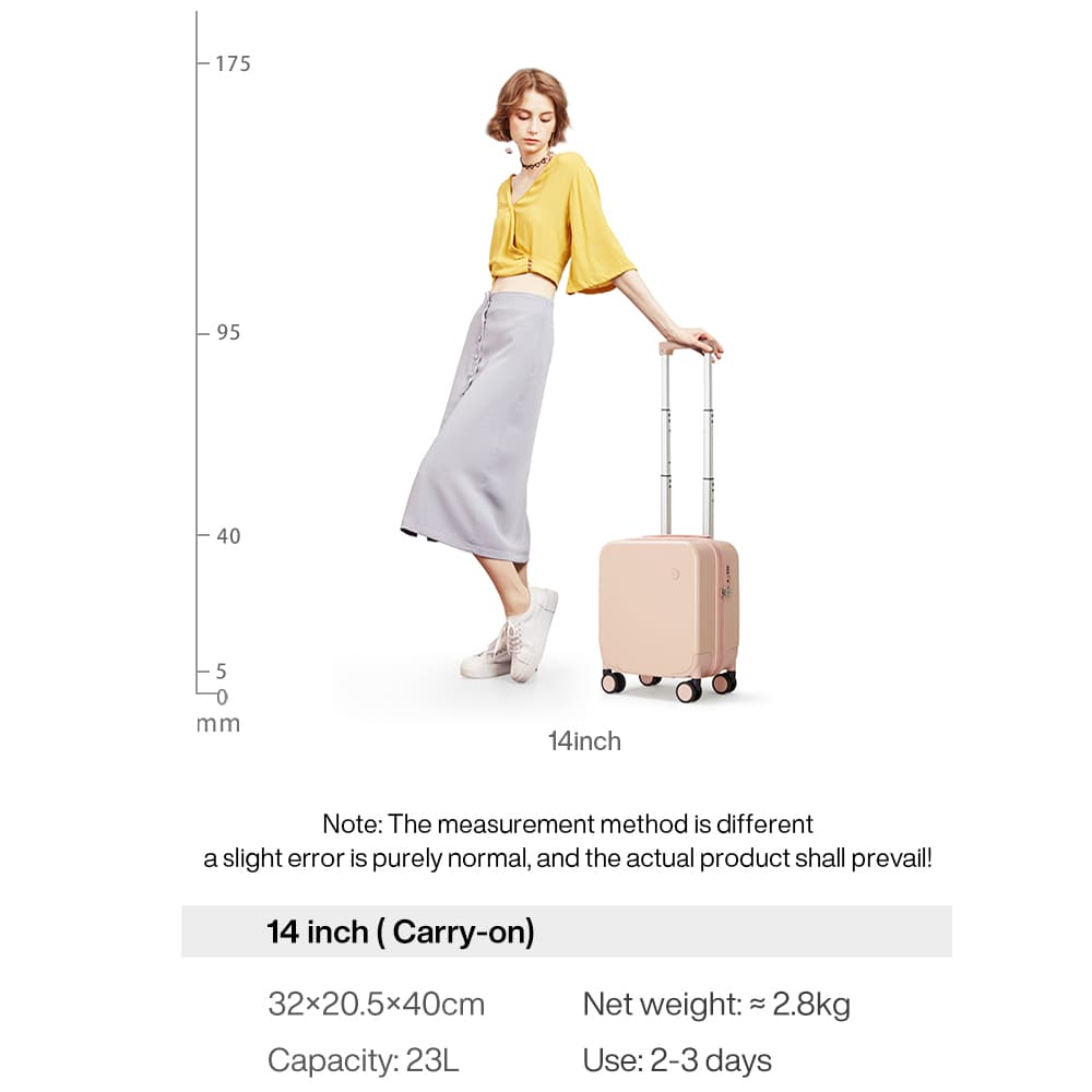 Mixi รุ่น M9236 กระเป๋าเดินทางขนาดเล็ก 14 นิ้ว น้ำหนักเบา Carry On สำหรับวางใต้เบาะ https://lnwchill.com