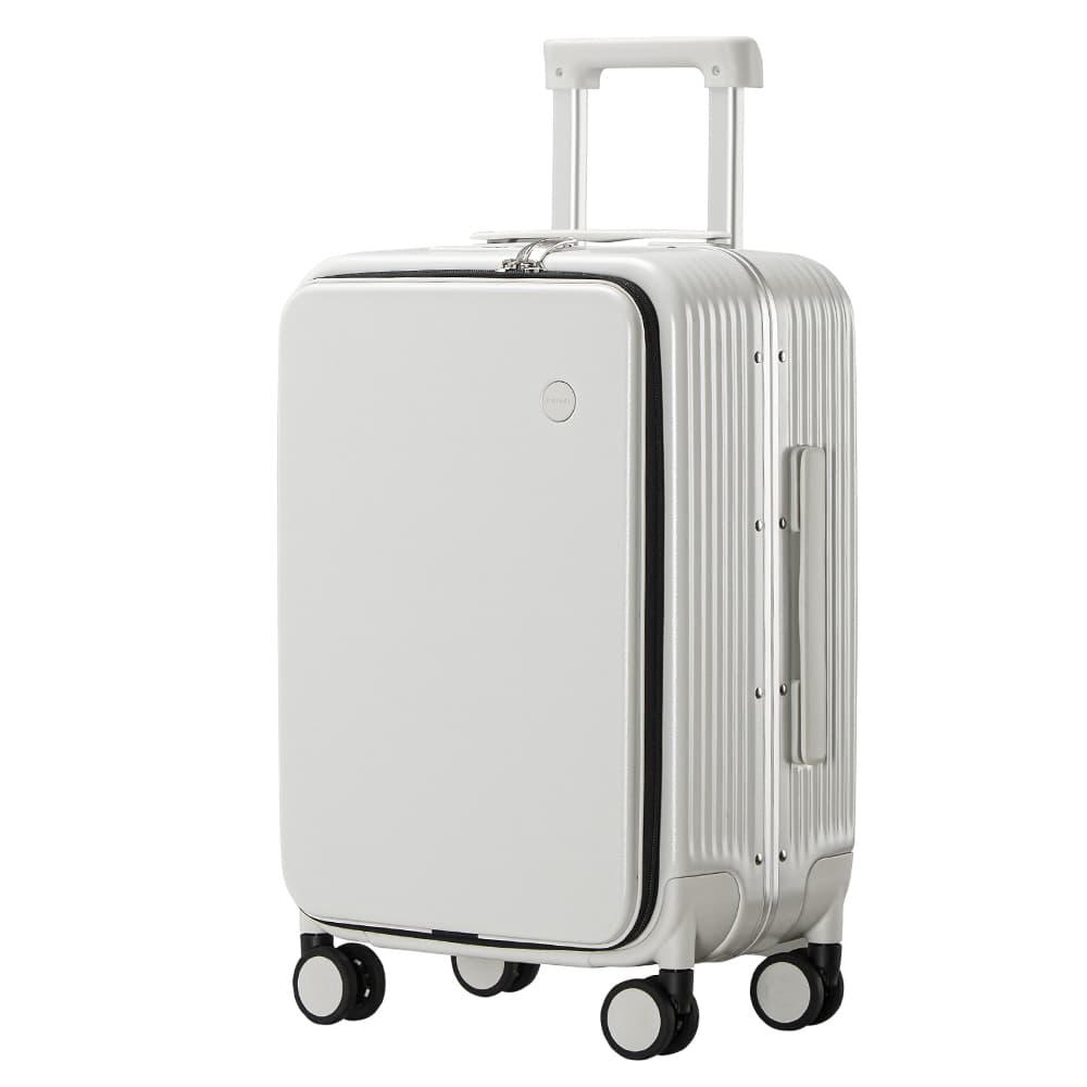 Mixi รุ่น M9286 กระเป๋าเดินทาง PC เปิดข้าง 20/24 นิ้ว พร้อมพอร์ตชาร์จ USB ที่วางแก้วและตะขอสำหรับนักเดินทางยุคใหม่ https://lnwchill.com