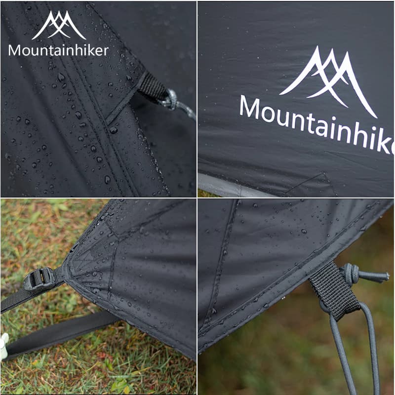 Mountainhiker เต็นท์​กระโจม​ ทรง6เหลี่ยม เดินป่า​ แคมปิ้ง กันน้ำ 3,000 mm สนาม (สำหรับ5-6)คน ขนาด 370 x 325 x 200 cm https://lnwchill.com