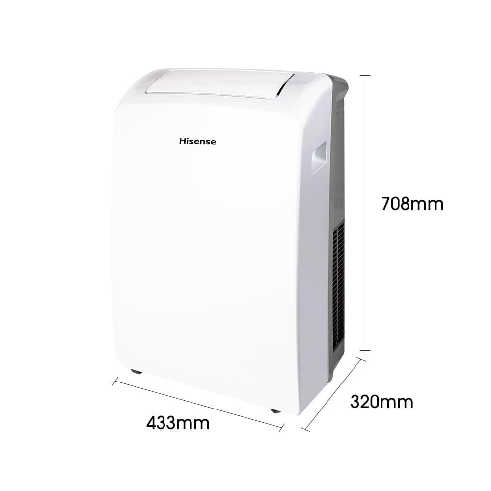 Hisense AP-12CR4RNXS00 แอร์เคลื่อนที่ 12000 BTU Portable Air Conditioner หน้าจอแสดงผล LED เย็นเร็ว ทำงานเงียบ แอร์ เครื่องปรับอากาศ https://lnwchill.com
