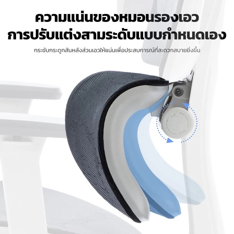 MUSSO รุ่น E600 เก้าอี้สีดำ เก้าอี้สีเทา เก้าอี้สำนักงานตามหลักสรีรศาสตร์ ที่วางแขน 3D พนักพิงศีรษะปรับได้พร้อมสนับสนุนเอวปรับได้เก้าอี้สำนักงานตามหลักสรี https://lnwchill.com