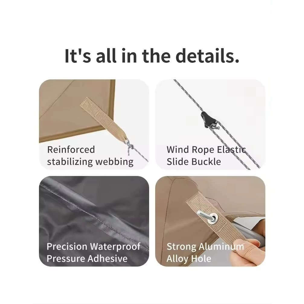 Naturehike อัลตราไวโอเลต Rain-proof สําหรับเต็นท์ชายหาดกลางแจ้งสําหรับ Camping Canopy Sun Shade Camping Canopy https://lnwchill.com