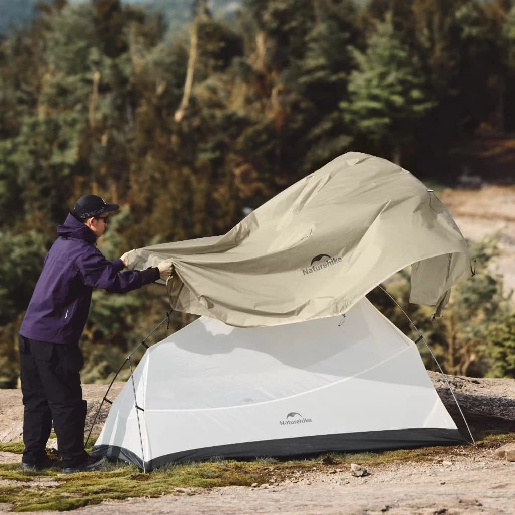 Naturehike Cloud up 1/2 Pro เต็นท์ Pro 20D ไนลอนกันน้ํา Ultralight Camping เต็นท์ https://lnwchill.com