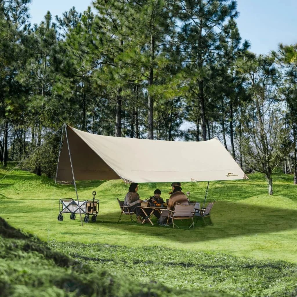 Naturehike Ti-vyl Oxford น้ําหนักเบา Sun Shade Camping เต็นท์ปิกนิก Canopy สําหรับเต็นท์ชายหาดกลางแจ้งสําหรับ Camping Canopy https://lnwchill.com