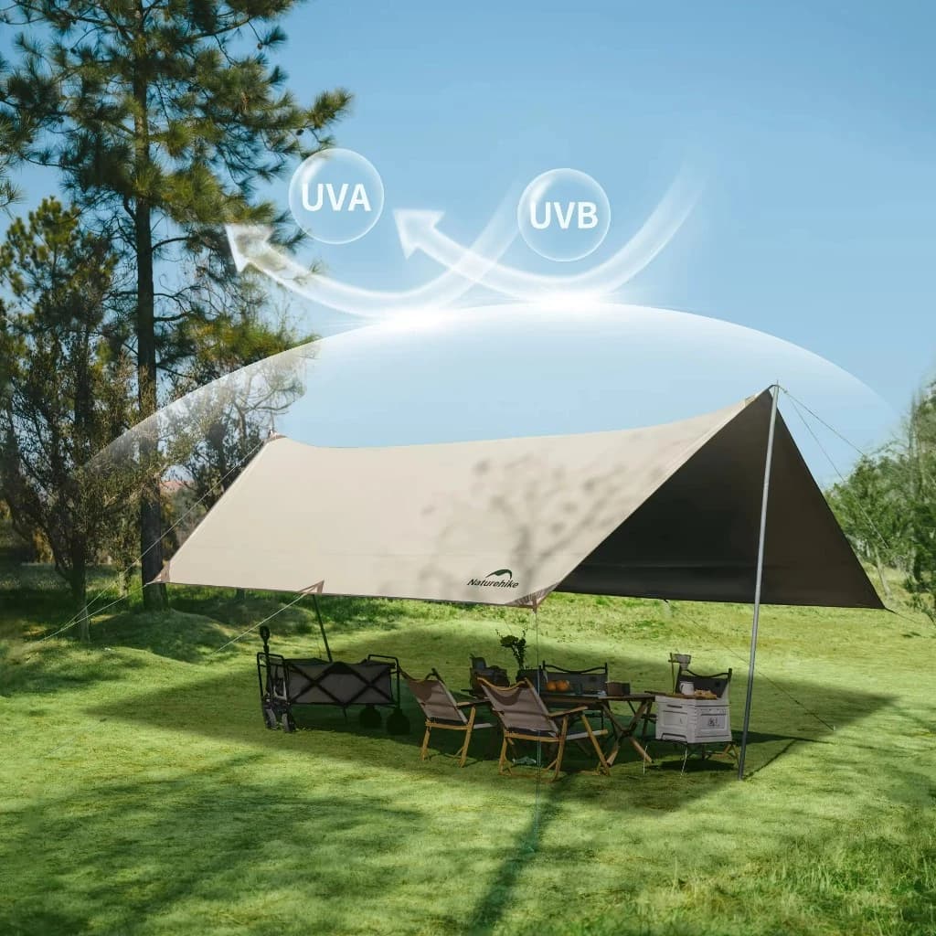 Naturehike Ti-vyl Oxford น้ําหนักเบา Sun Shade Camping เต็นท์ปิกนิก Canopy สําหรับเต็นท์ชายหาดกลางแจ้งสําหรับ Camping Canopy https://lnwchill.com
