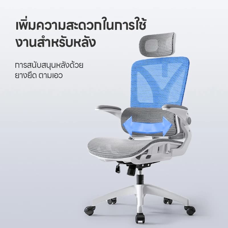 YISONG รุ่น W257 เก้าอี้สีขาว เก้าอี้สีเทา FROZEN ICE Mesh เก้าอี้เพื่อสุขภาพ มีพนักพิง เจ้าแรกในไทย นั่งแล้วไม่ร้อนหลัง เหมาะกับคนตัวเล็ก นั่งได้ สบายหลัง https://lnwchill.com