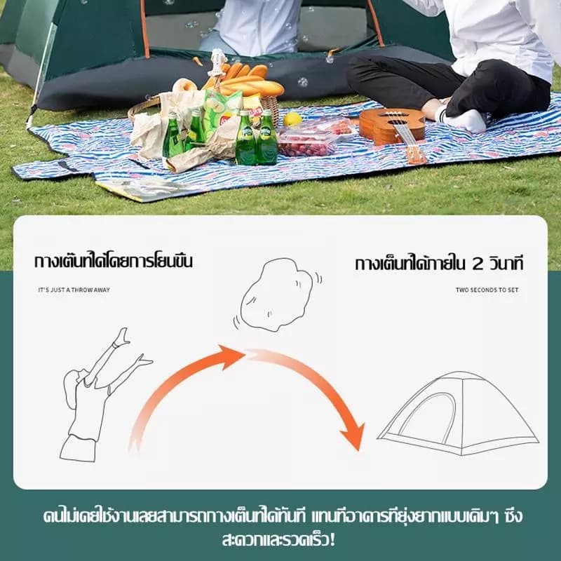 เต๊นท์แคมปิ้ง เตนท์แคมป์ปิ้ง เต้นท์ นอน 2-3 คน คน เต็นท์สนาม เต็นท์เดินป่า เต็นท์นอน เต็นท์พับได้ พักในสวน เดินป่า กั 200*120*110cm https://lnwchill.com