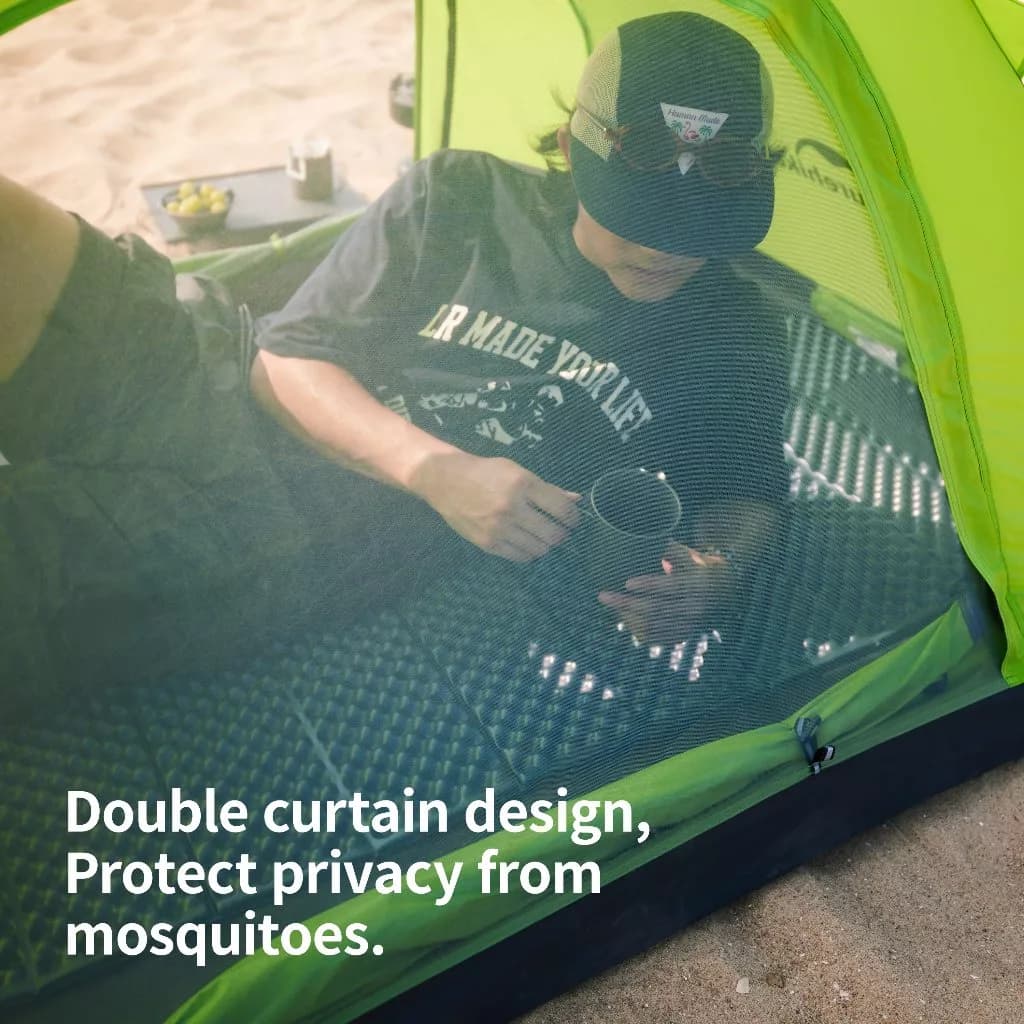 Naturehike กลางแจ้ง 2 คนตั้งแคมป์เดินป่า P Series เต็นท์ชั้นเดียว UPF40 + Breathable Ultralight Garden เต็นท์ https://lnwchill.com