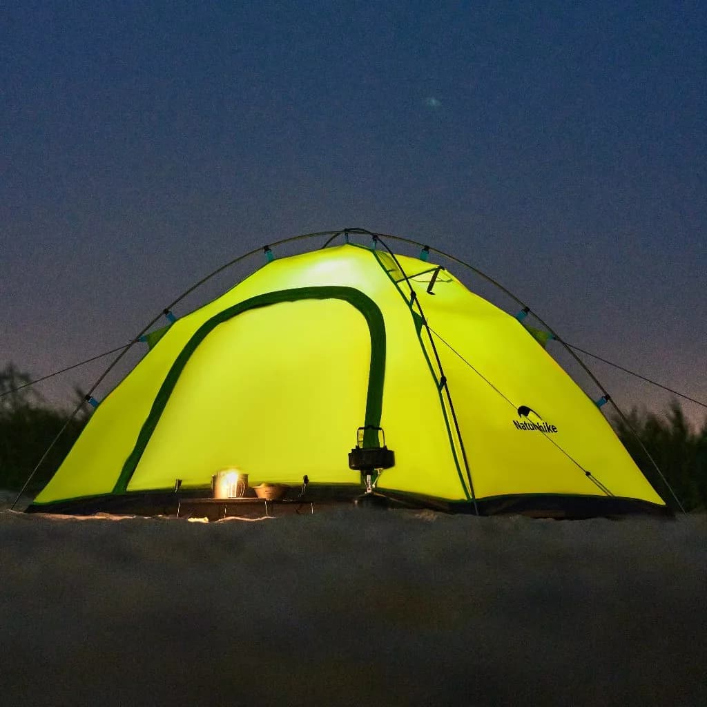 Naturehike กลางแจ้ง 2 คนตั้งแคมป์เดินป่า P Series เต็นท์ชั้นเดียว UPF40 + Breathable Ultralight Garden เต็นท์ https://lnwchill.com