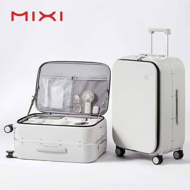 Mixi รุ่น M9291 กระเป๋าเดินทาง PC Hard Shell กรอบอลูมิเนียม เปิดข้าง ดีไซน์ทันสมัย ทนทาน จุของได้เยอะ