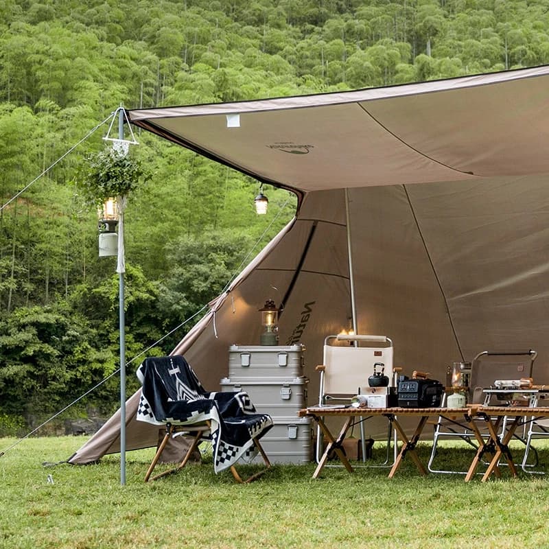 Naturehike Outdoor Camping Glamping UPF 50+ Cloud Desk Twin Tower Shelter เปิด Air Cinema กันสาด Canopy https://lnwchill.com
