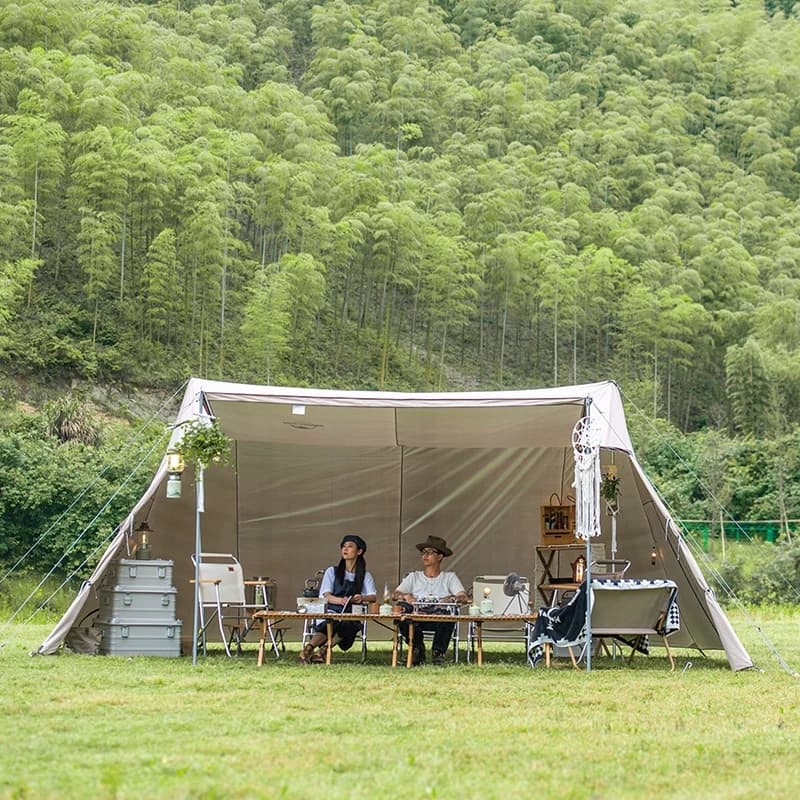 Naturehike Outdoor Camping Glamping UPF 50+ Cloud Desk Twin Tower Shelter เปิด Air Cinema กันสาด Canopy https://lnwchill.com