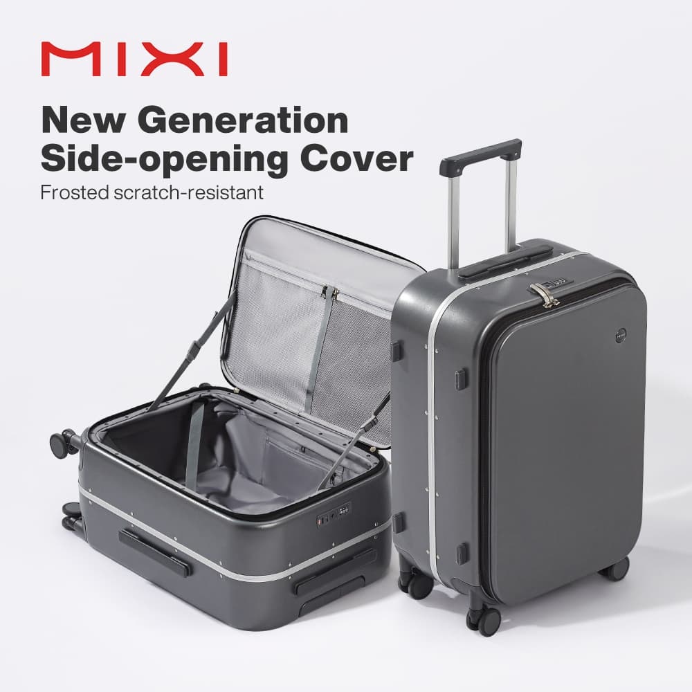 Mixi รุ่น M9291 กระเป๋าเดินทาง PC Hard Shell กรอบอลูมิเนียม เปิดข้าง ดีไซน์ทันสมัย ทนทาน จุของได้เยอะ https://lnwchill.com