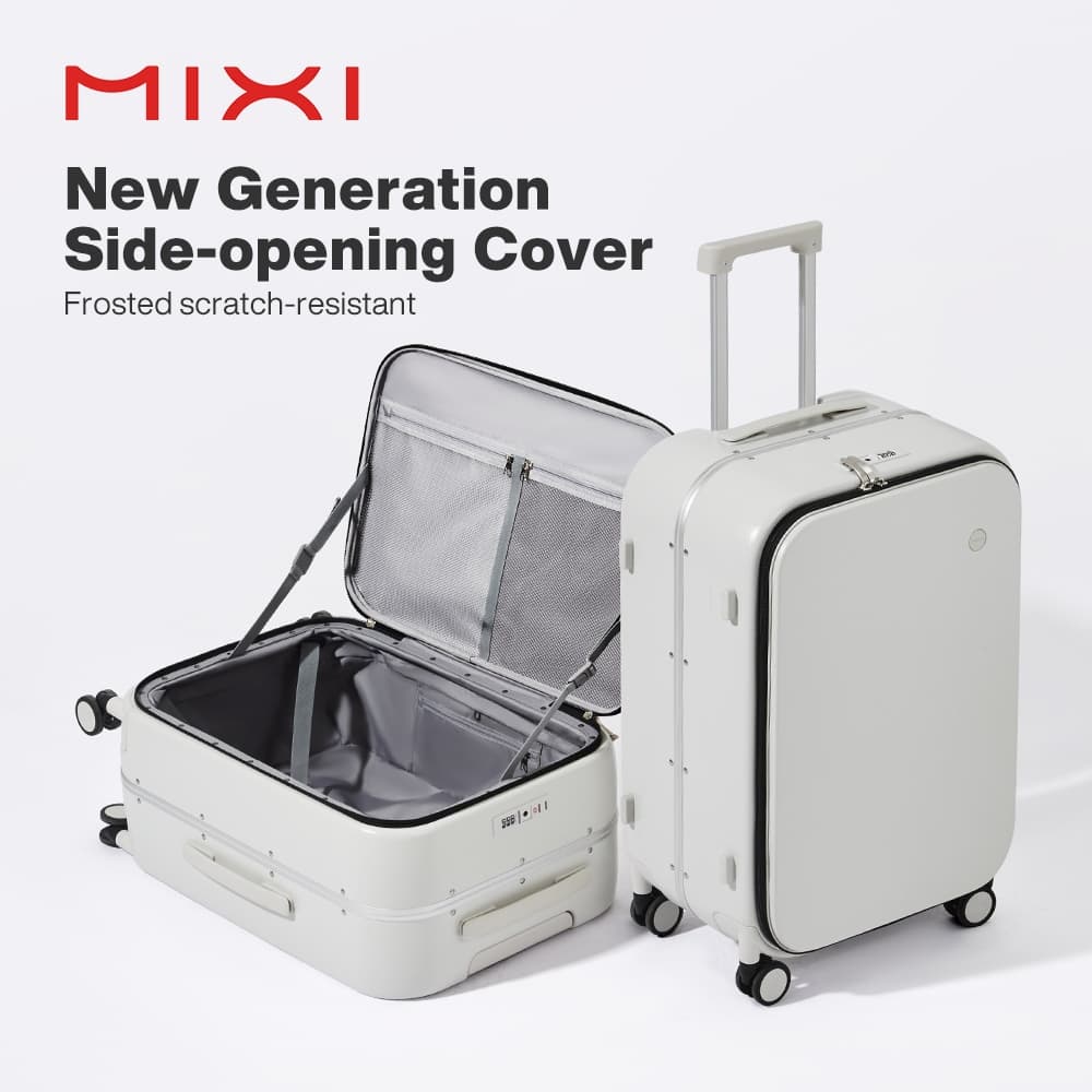 Mixi รุ่น M9291 กระเป๋าเดินทาง PC Hard Shell กรอบอลูมิเนียม เปิดข้าง ดีไซน์ทันสมัย ทนทาน จุของได้เยอะ https://lnwchill.com