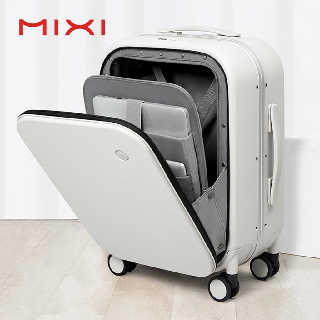 Mixi รุ่น M9260 กระเป๋าเดินทาง PC เปิดหน้า 18-20 นิ้ว พร้อมช่องแล็ปท็อปและ TSA Lock ตอบโจทย์ทุกการเดินทางอย่างมีสไตล์และสะดวกสบาย https://lnwchill.com