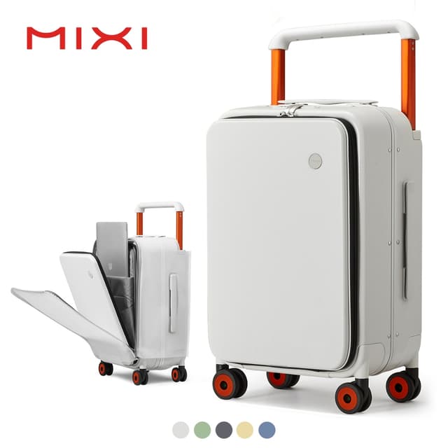 Mixi รุ่น KM9275 กระเป๋าเดินทางเปิดหน้า 20/24 นิ้ว โครงอลูมิเนียม ล้อลื่น หยิบของสะดวกสบาย จัดระเบียบง่าย ตอบโจทย์ทุกการเดินทางอย่างมีสไตล์
