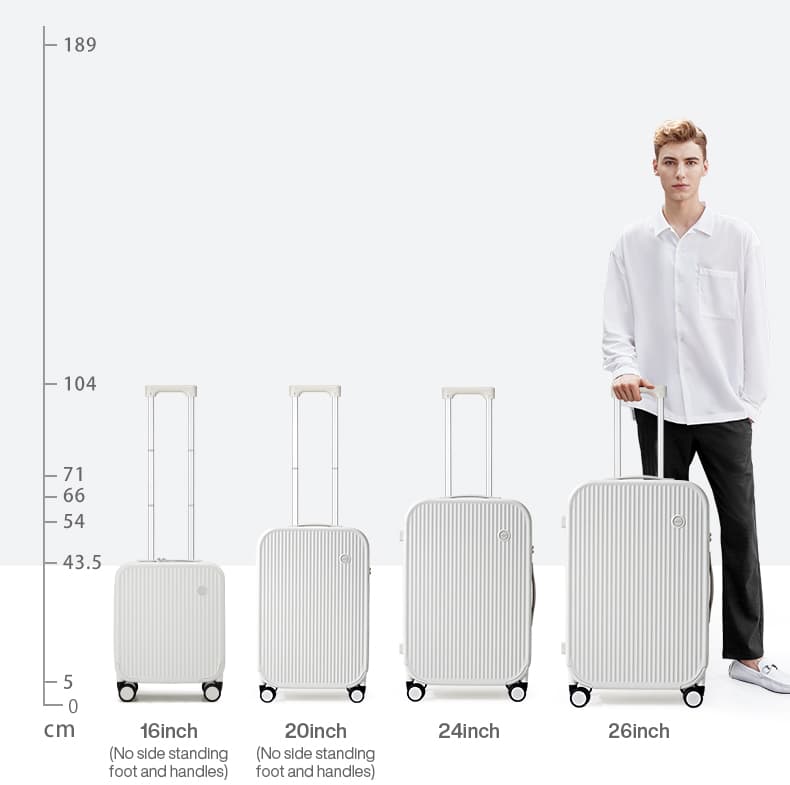 Mixi รุ่น M9273 กระเป๋าเดินทาง Spinner Hard-shell ขนาด 20 24 26 นิ้ว ดีไซน์ทันสมัย น้ำหนักเบา ทนทานทุกการเดินทาง https://lnwchill.com