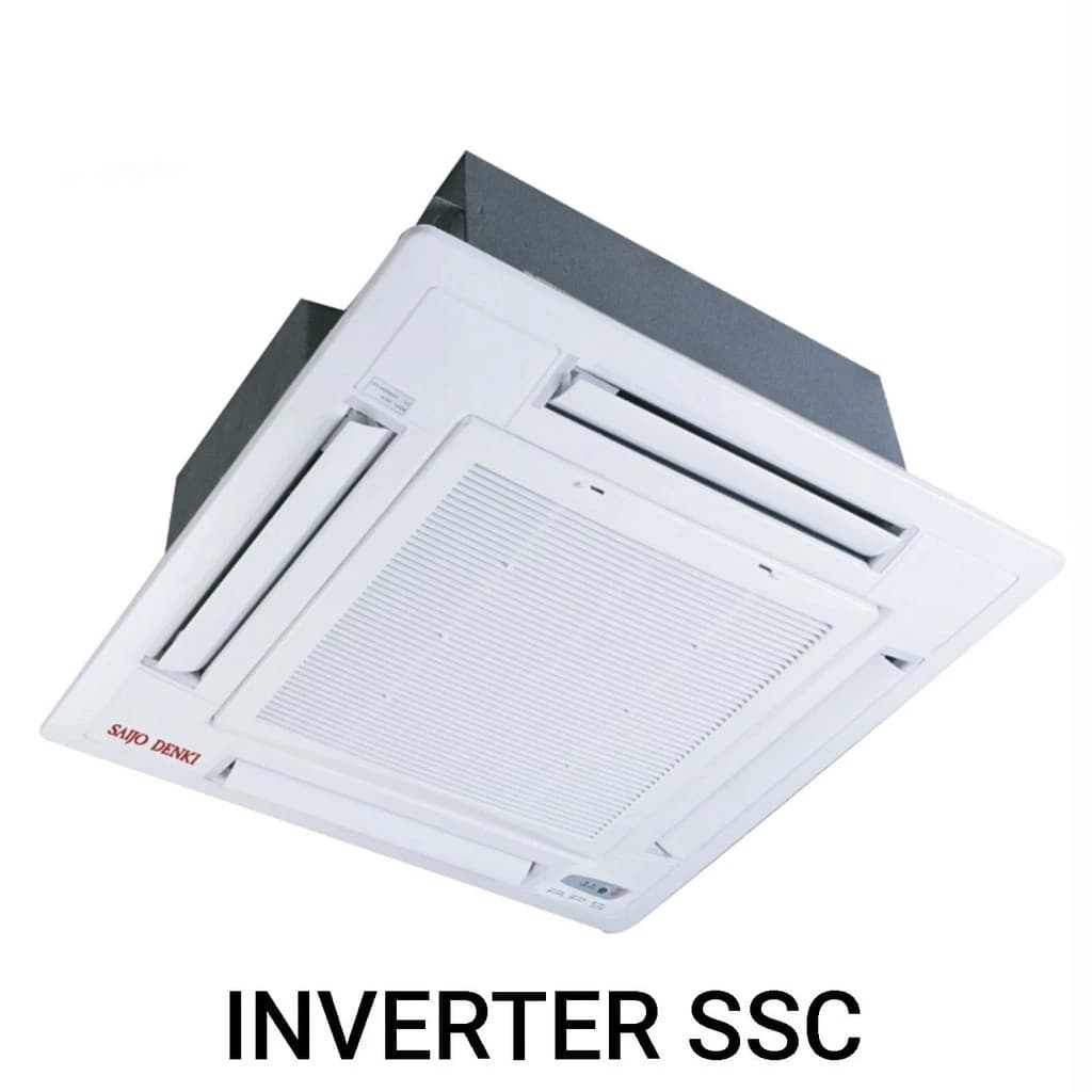 SAIJO DENKI SURE INVERTER SSC R32 แอร์ฝังฝ้าสี่ทิศทางระบบอินเวอร์เตอร์ รุ่น SURE INVERTER SSC R32 ขนาด 13787-60100 BTU https://lnwchill.com