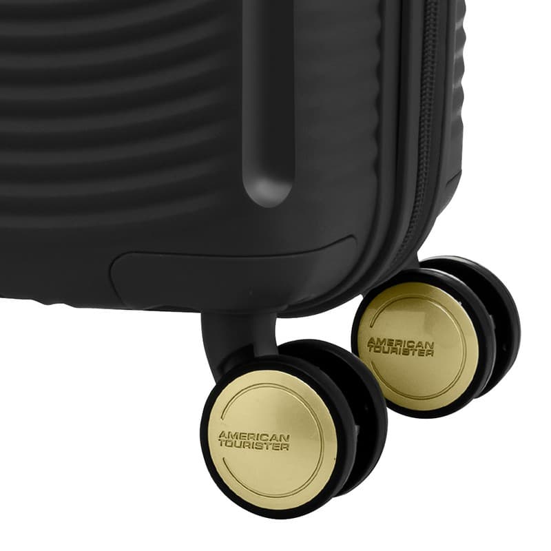 AMERICAN TOURISTER รุ่น CURIO SPINNER 69/25 EXP TSA กระเป๋าเดินทางล้อลาก 25 นิ้ว ล้อทอง วัสดุ HS Polypropylene ทนทานพร้อมฟังก์ชันขยายความจุ https://lnwchill.com
