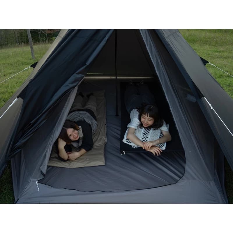 DOD one pole tent T5-47-BK T5-47-TN Size M เต็นท์กระโจม ดีโอดี เต็นท์เสาเดียว ขนาดกลาง M สีดำ สีแทน นอนได้5 คน https://lnwchill.com