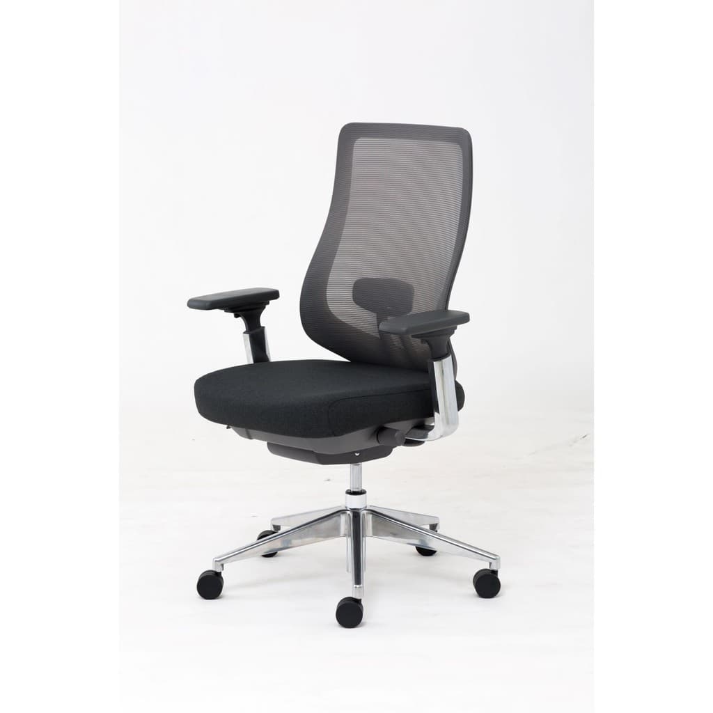 Modernform เก้าอี้เพื่อสุขภาพ รุ่น Series16 Premium เก้าอี้สีดำ พนักพิงกลาง เท้าแขน 4D เบาะหุ้มผ้า พนักพิงตาข่าย ขาอลูมิเนียม Ergonomic ระบายอากาศดีเยี่ยม https://lnwchill.com