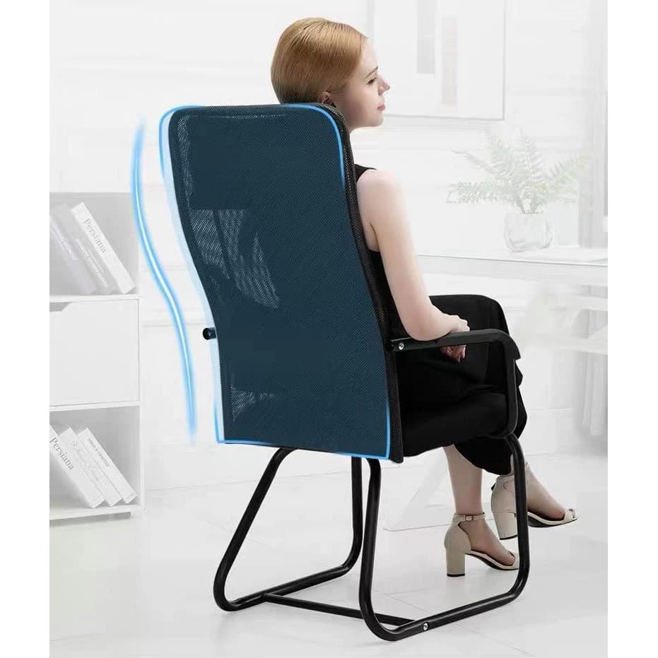 GoodLuck เก้าอี้ออฟฟิศ เก้าอี้สำนักงาน เก้าอี้สีดำ สีเทา พนักพิงโปร่งลม ระบายอากาศดีเยี่ยม ขาเหล็ก ทรงสูง ch4 https://lnwchill.com