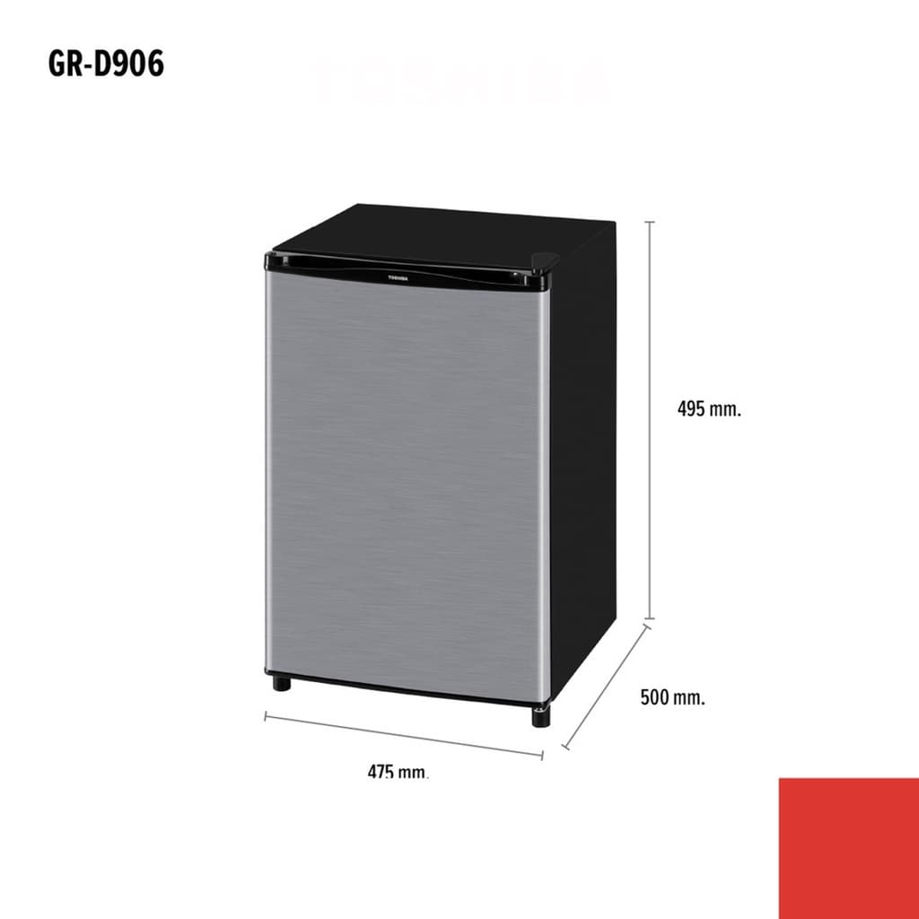 TOSHIBA รุ่น GR-D906 ตู้เย็นมินิบาร์ 3.1 คิว สวยกะทัดรัด เย็นเร็วประหยัดไฟเบอร์ 5 เสียงเงียบสนิท https://lnwchill.com