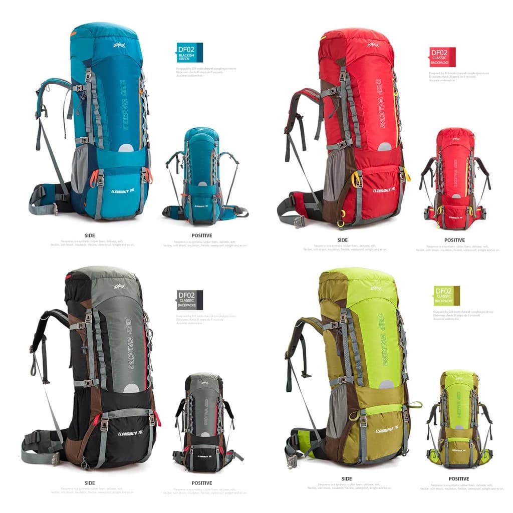 DF02 ขนาด 70+5 L (เสริมโครง) เป้กันน้ำ หิมะ ลม เป้สะพายหลังขนาดใหญ่ ฟังค์ชั่นครบ รับน้ำหนัก ทนทาน คุณภาพเกรดพรีเมี่ยม https://lnwchill.com