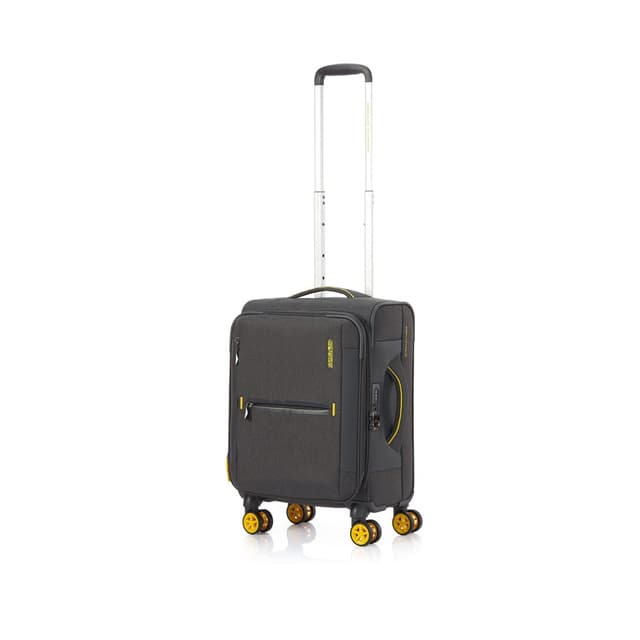AMERICAN TOURISTER รุ่น DROYCE SPINNER 55/20 EXP TSA กระเป๋าเดินทางล้อลาก 20 นิ้ว น้ำหนักเบาพิเศษ พร้อมซิปนิรภัยและฟังก์ชันขยายความจุ