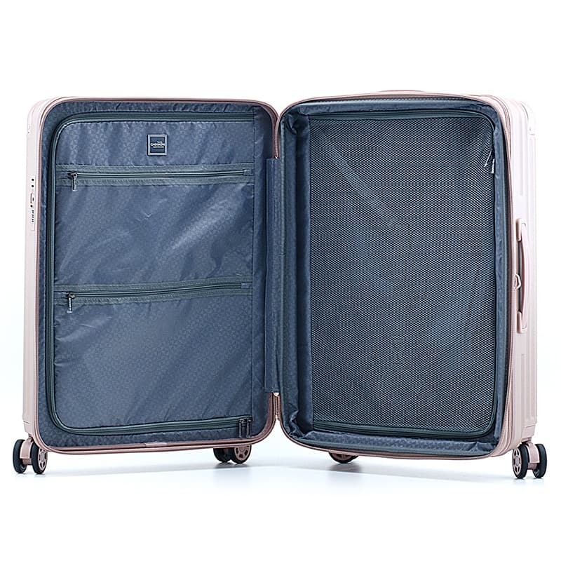 CAGGIONI รุ่น N19081 กระเป๋าเดินทางโพลีคาร์บอเนต สีชมพู ดีไซน์ทันสมัย ปกป้องทุกสัมภาระ พร้อมเดินทางอย่างมีสไตล์และมั่นใจในทุกทริป https://lnwchill.com