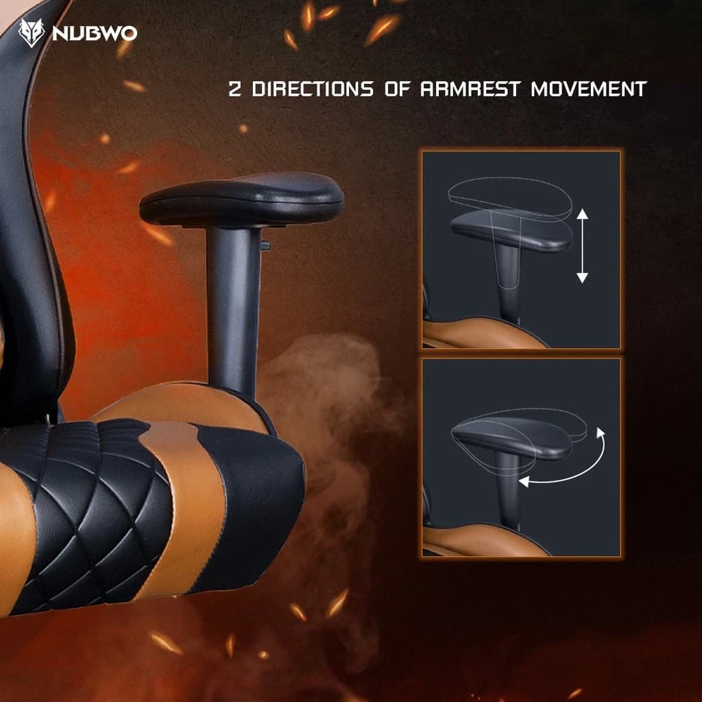 Nubwo เก้าอี้เกมมิ่ง เก้าอี้ทำงาน Gaming Chair E-Sport เก้าอี้สีดำ สีแดง สีม่วง สีน้ำตาล สีขาว ปรับเอนนอนได้สูงสุด 180 องศา เก้าอี้พนักพิงสูง ขาเหล็ก มี 6 สี รุ่น NBCH-019 https://lnwchill.com