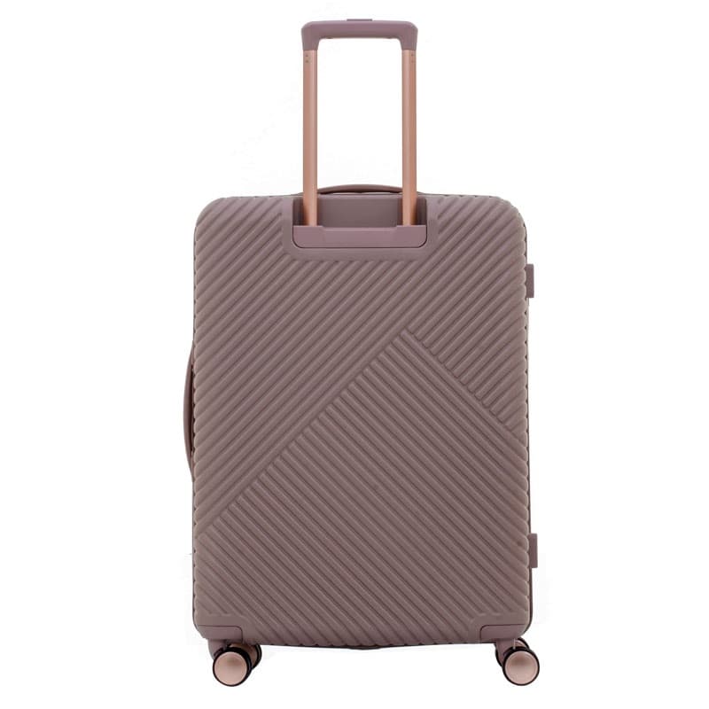 CAGGIONI รุ่น Radius C18123 กระเป๋าเดินทาง โพลีคาร์บอเนต สีโรสโกลด์ ซิปขยายได้ ล้อลาก 360 องศา โครงสร้างเบาพิเศษ ดีไซน์ทันสมัย https://lnwchill.com