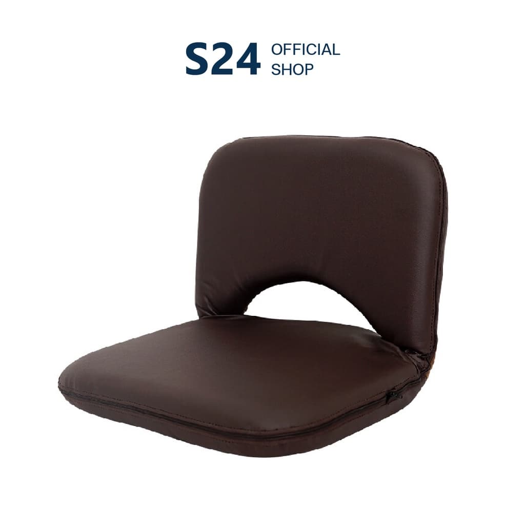 เบาะนั่งสมาธิ MOUNTAIN รุ่น EASY-0152 เบาะรองนั่งญี่ปุ่นหนัง PU สีน้ำตาลเข้ม พับได้ ปรับเอนได้ 6 ระดับ รองรับสรีระได้ดีเยี่ยม https://lnwchill.com