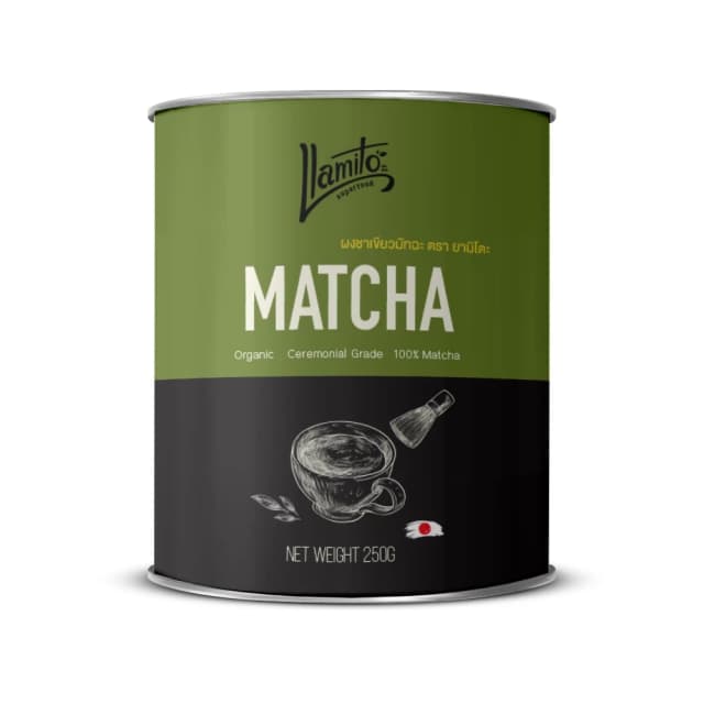 Llamito ผงมัทฉะ ออร์แกนิค (Matcha Powder) ขนาด 250g
