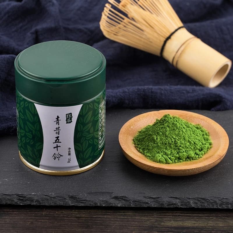 มัทฉะชาเขียวจากอูจิ Uji Matcha Green Tea Qingsakaru 35 g. กระปุก 50 g.ซอง https://lnwchill.com