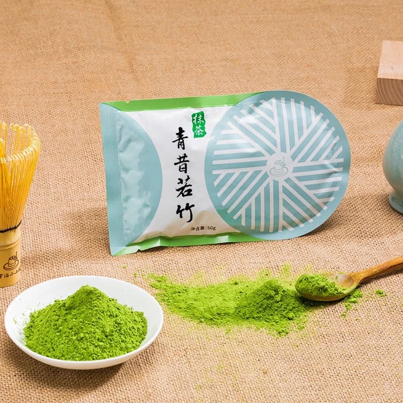มัทฉะชาเขียวจากอูจิ Uji Matcha Green Tea Qingsakaru 35 g. กระปุก 50 g.ซอง https://lnwchill.com
