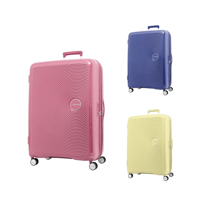 AMERICAN TOURISTER รุ่น CURIO SPINNER 69/25 EX TSA กระเป๋าเดินทาง 25 นิ้ว วัสดุ HS Polypropylene ดีไซน์สวย น้ำหนักเบา ขยายความจุได้
